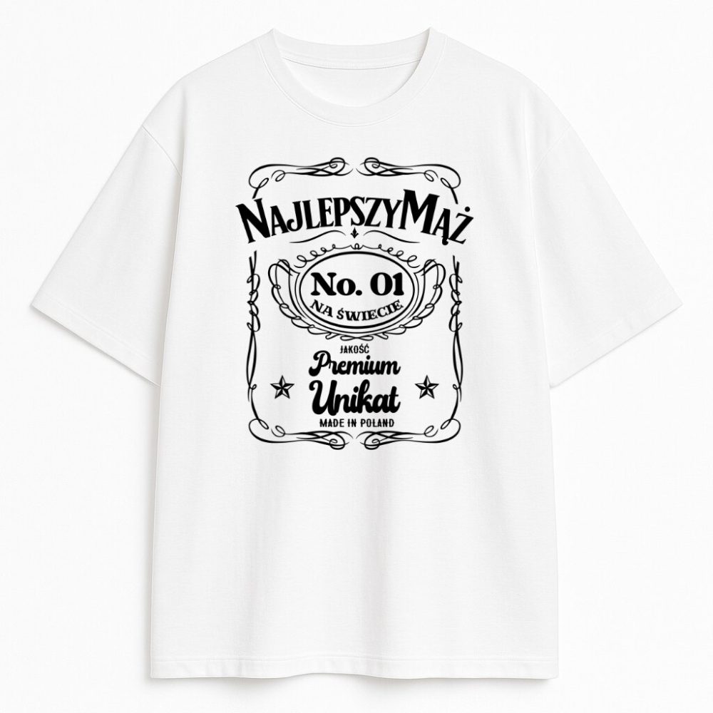 T-shirt Najlepszy Mąż Premium — zdjęcie 1