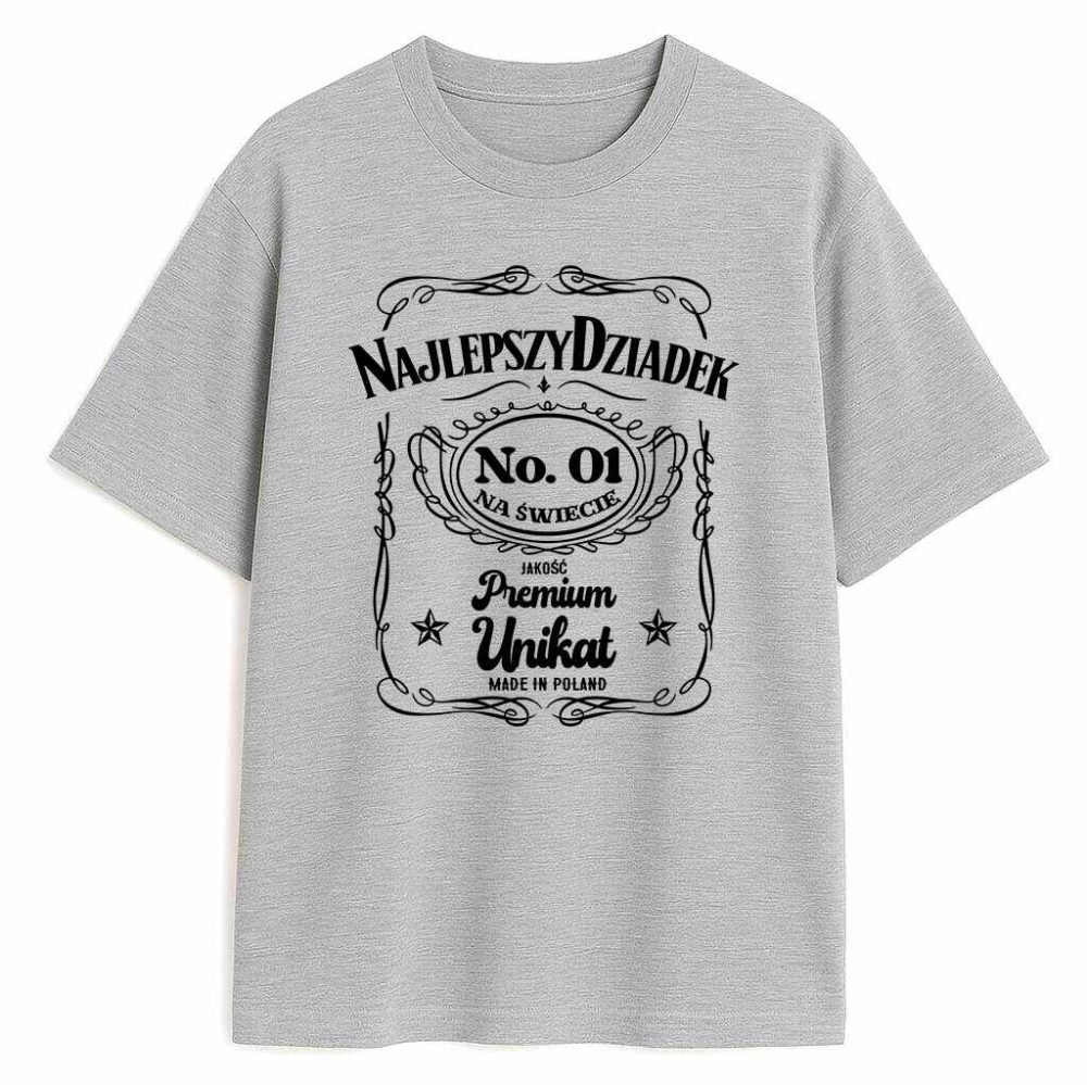 T-shirt Najlepszy Dziadek Premium — zdjęcie 1
