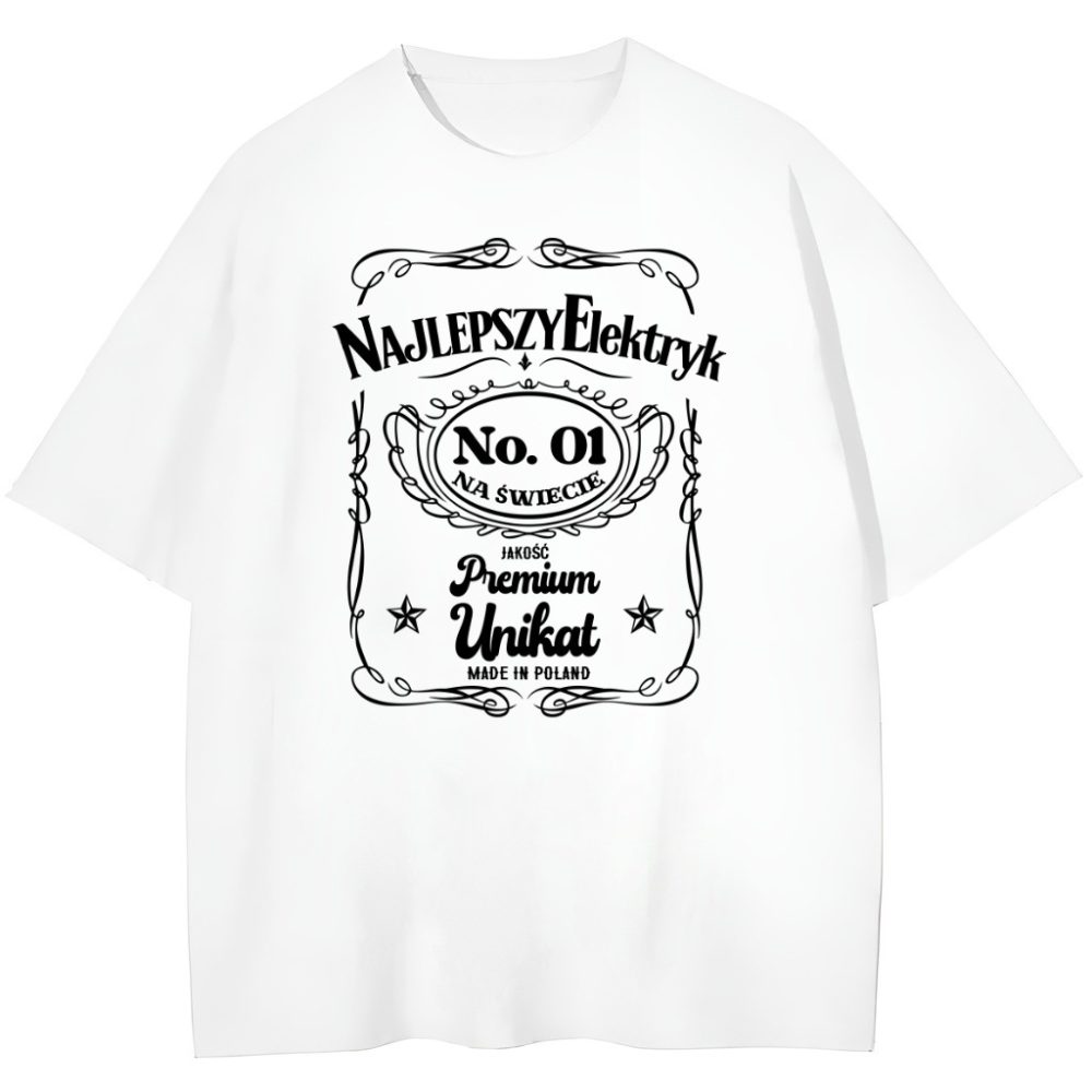 T-shirt Najlepszy Elektryk Premium — zdjęcie 1