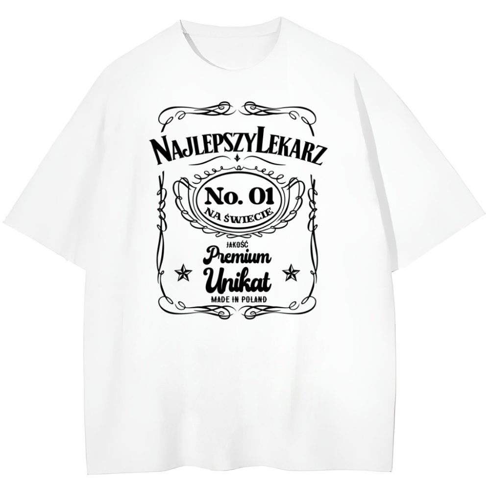 T-shirt Najlepszy Lekarz Premium — zdjęcie 2