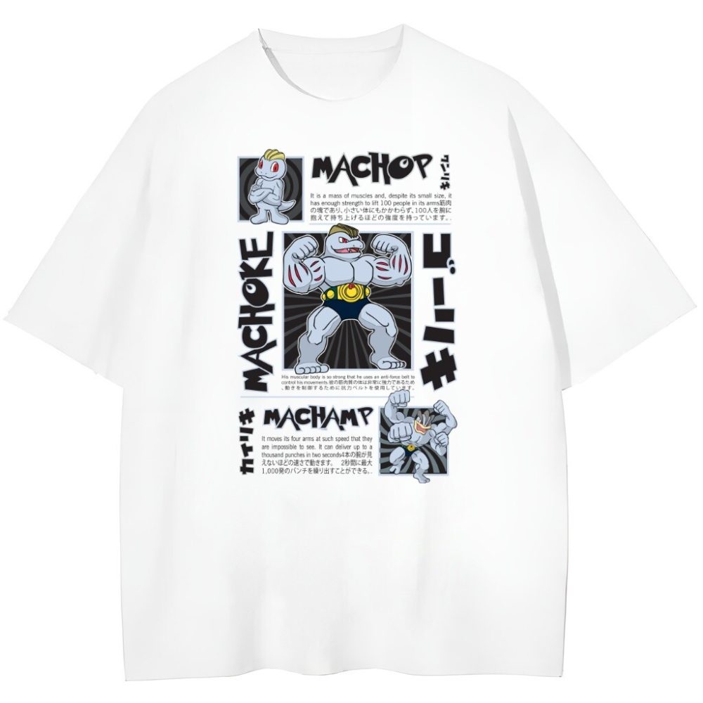 T-shirt Machop Machoke Machamp — zdjęcie 3