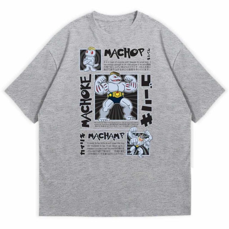T-shirt Machop Machoke Machamp