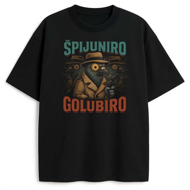 T-shirt Spijuniro Golubiro