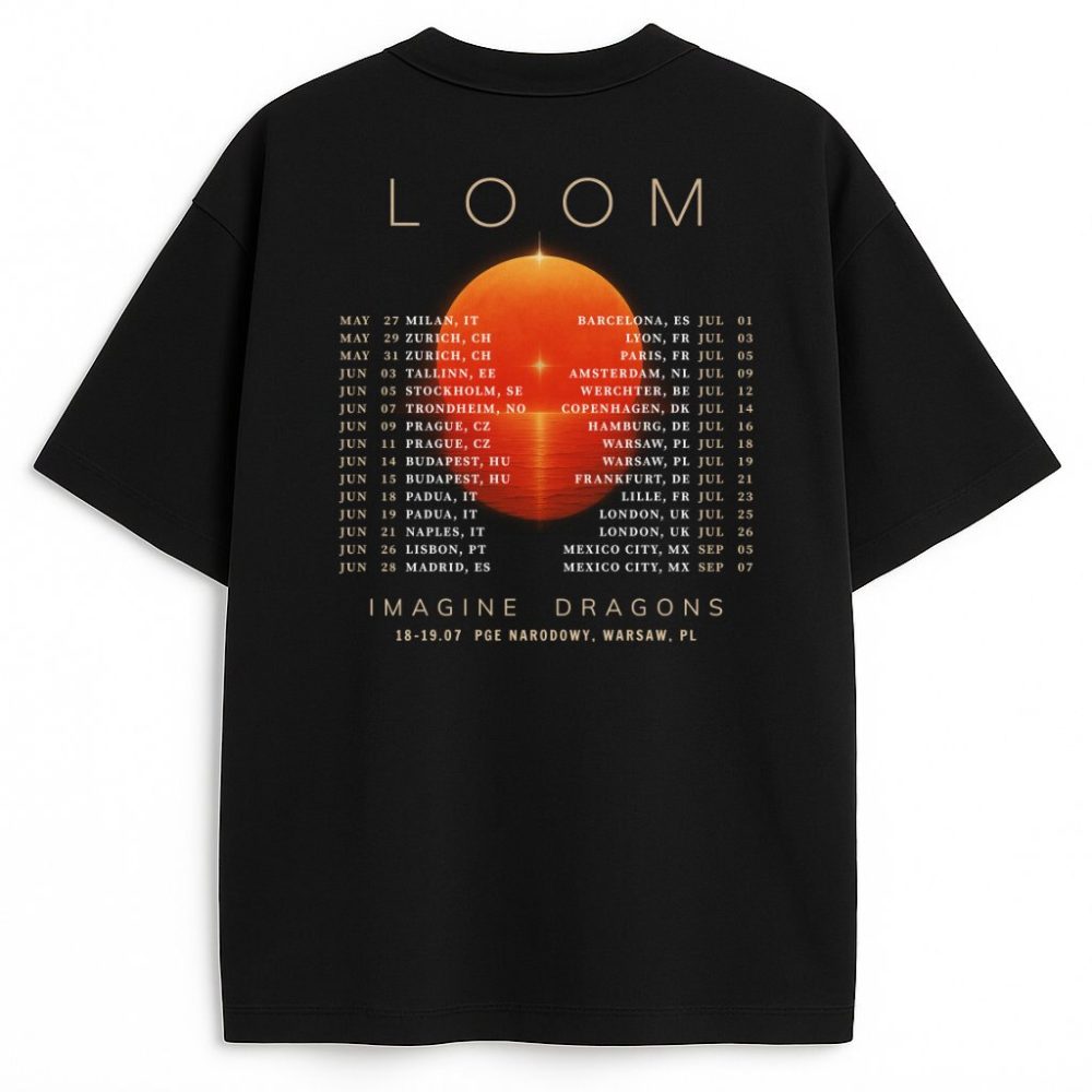 T-shirt dwustronny Imagine Dragons Loom — zdjęcie 3