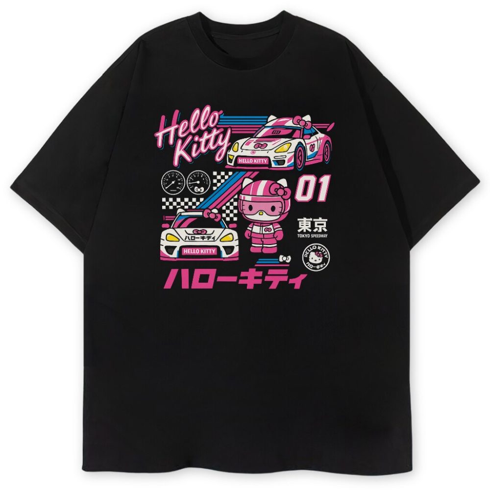 T-shirt Hello Kitty Tokyo Speed Pink — zdjęcie 1