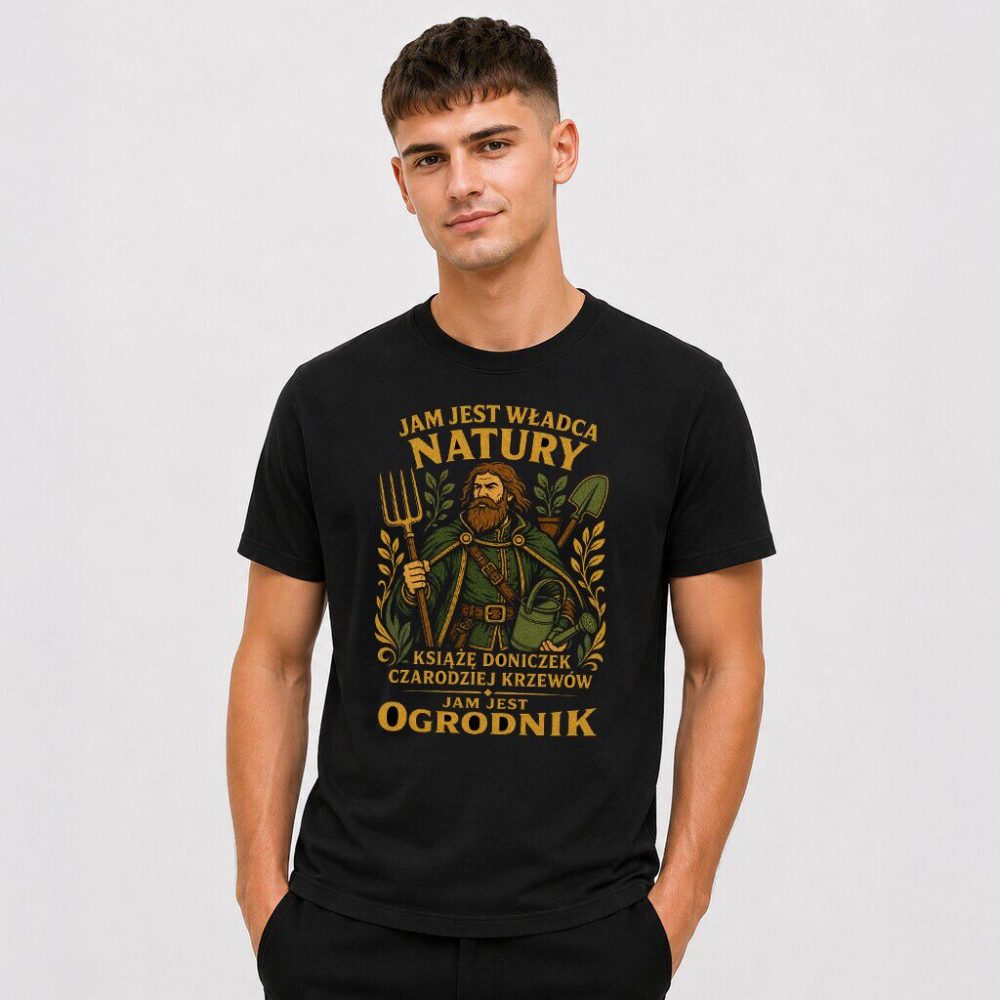 T-shirt Jam Jest Ogrodnik — zdjęcie 2