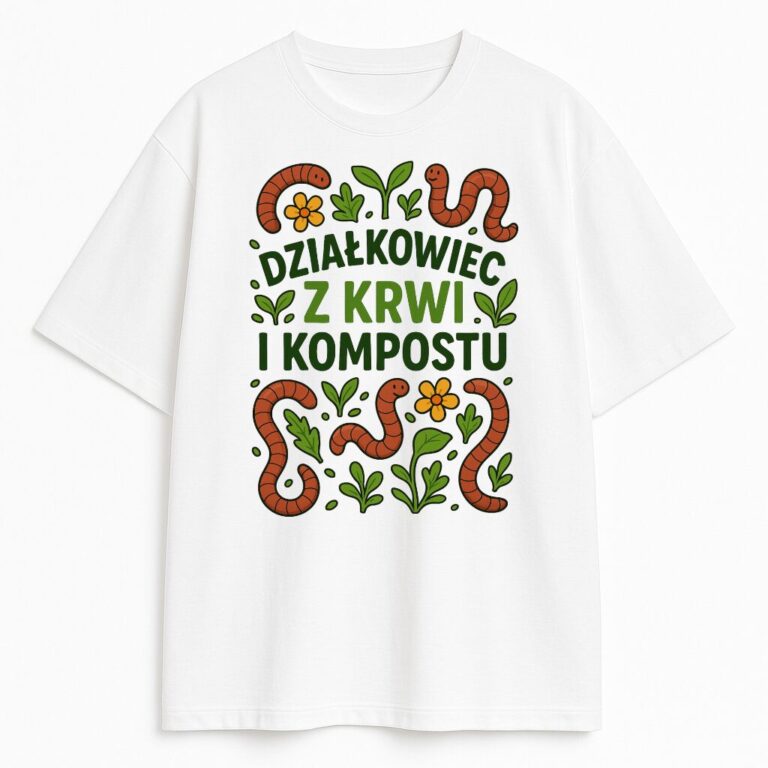 T-shirt Działkowiec z krwi i kompostu