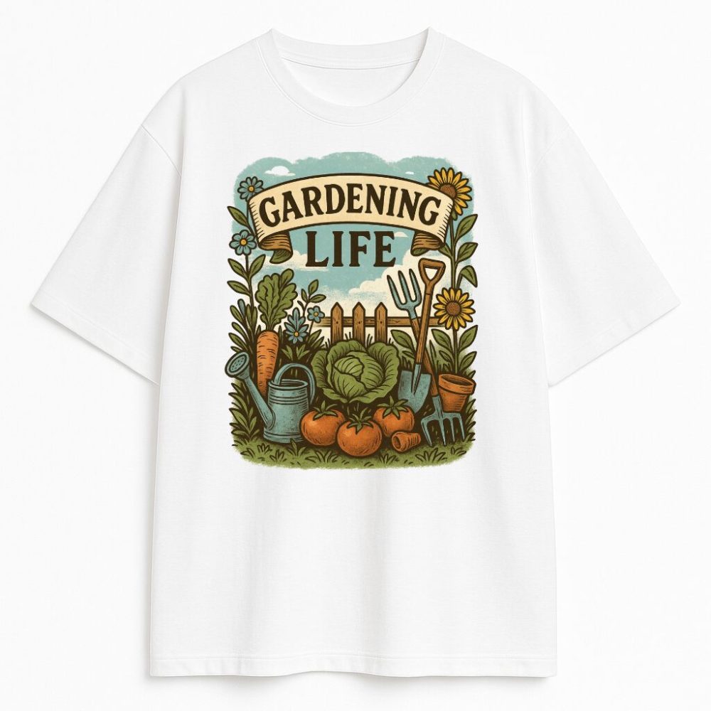 T-shirt Gardening Life — zdjęcie 1