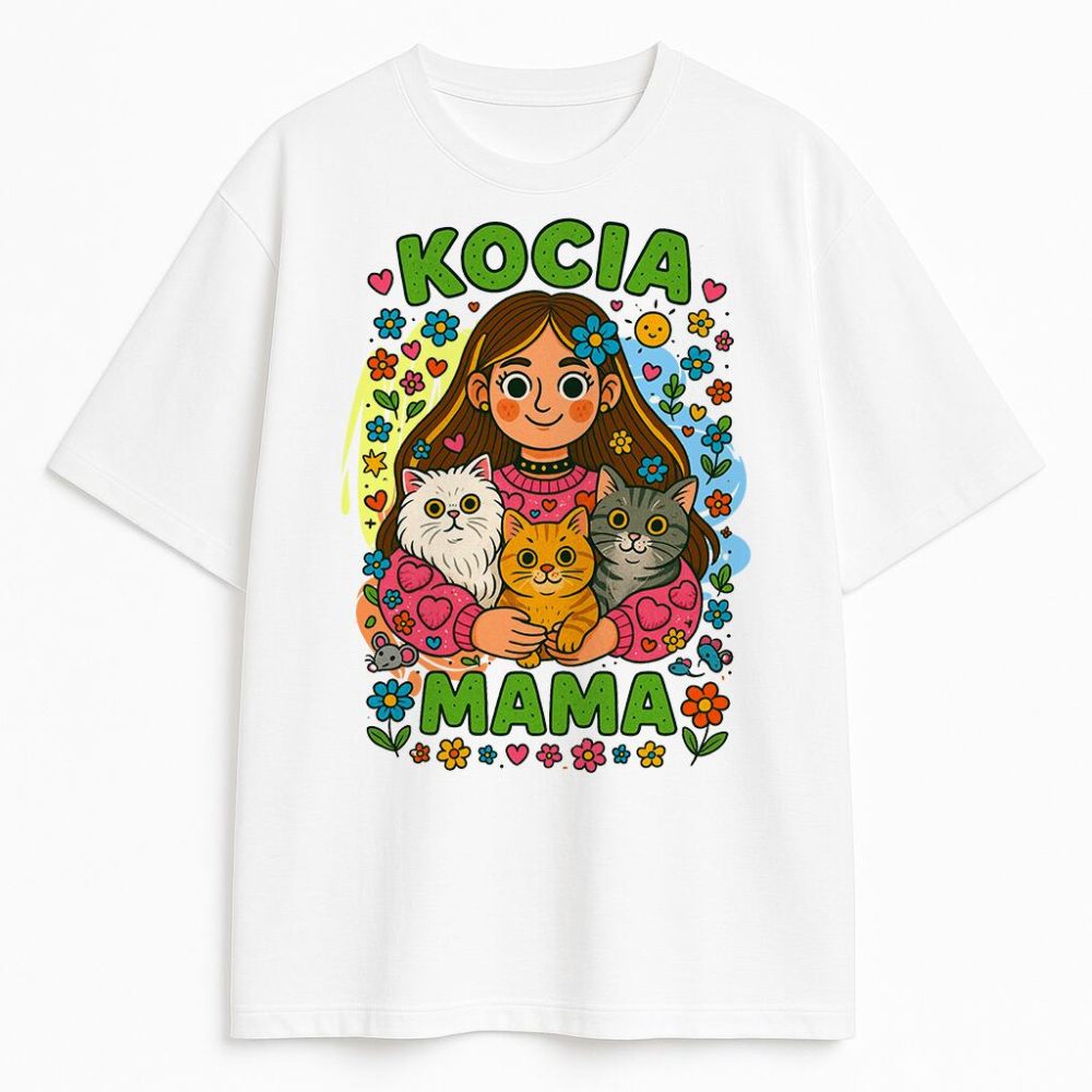 T-shirt Kocia Mama — zdjęcie 1