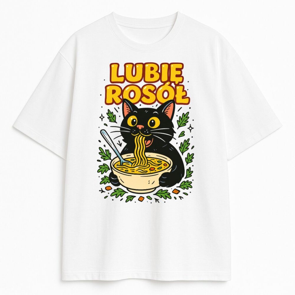 T-shirt Lubię Rosół Kot — zdjęcie 1
