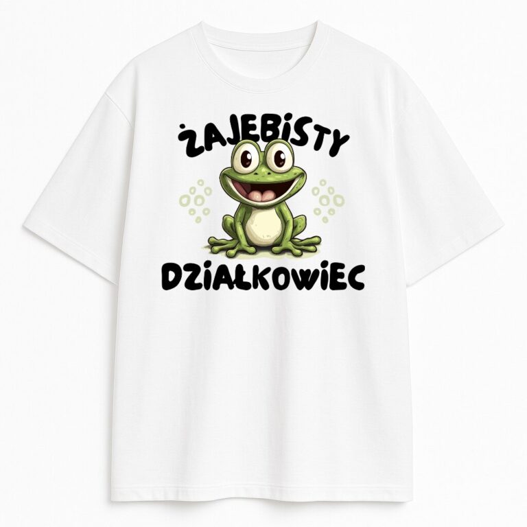 T-shirt Żajebisty Działkowiec