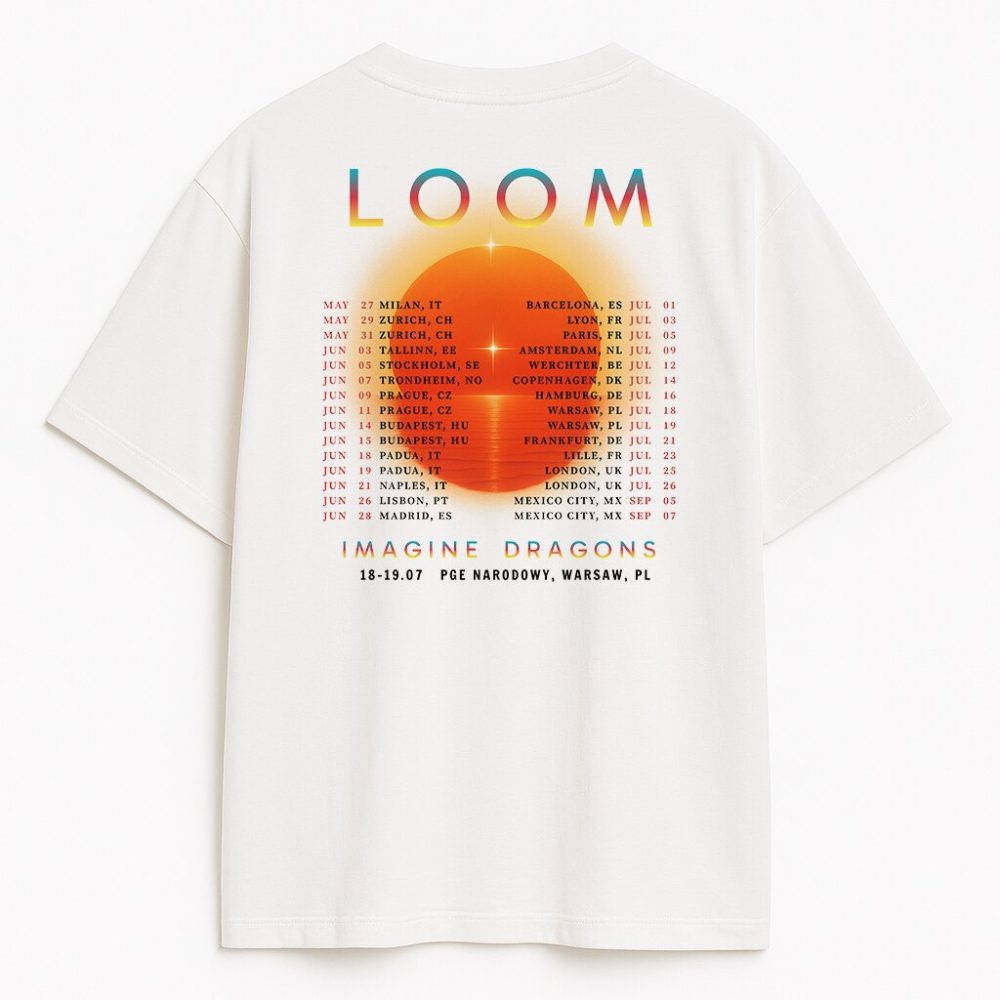 T-shirt dwustronny Imagine Dragons Loom — zdjęcie 6