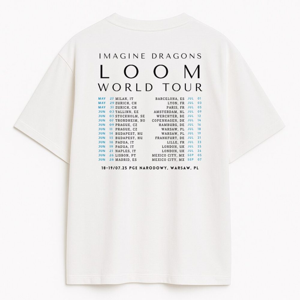 T-shirt dwustronny Imagine Dragons Loom Shadows — zdjęcie 3