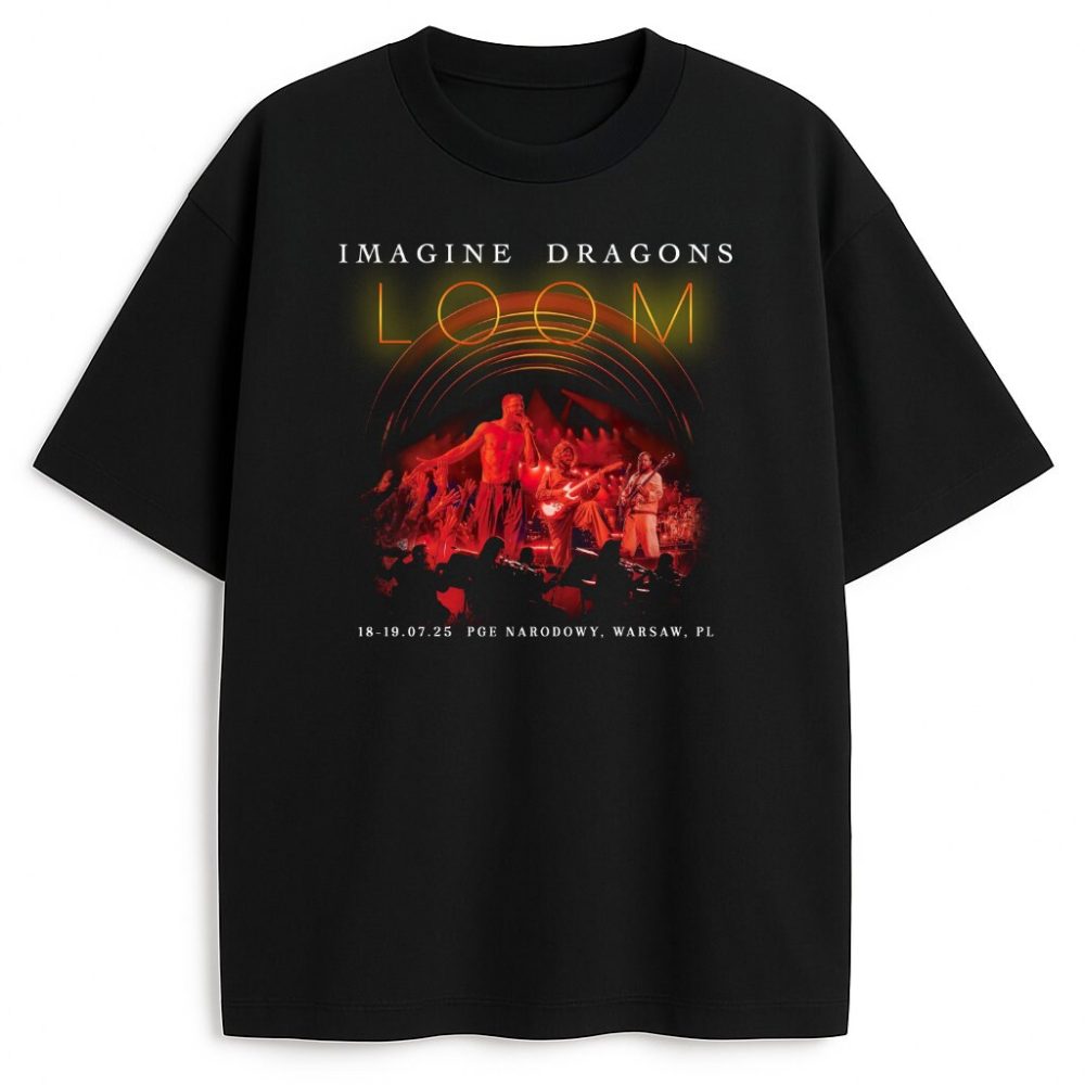 T-shirt Imagine Dragons Koncert 2025 — zdjęcie 1