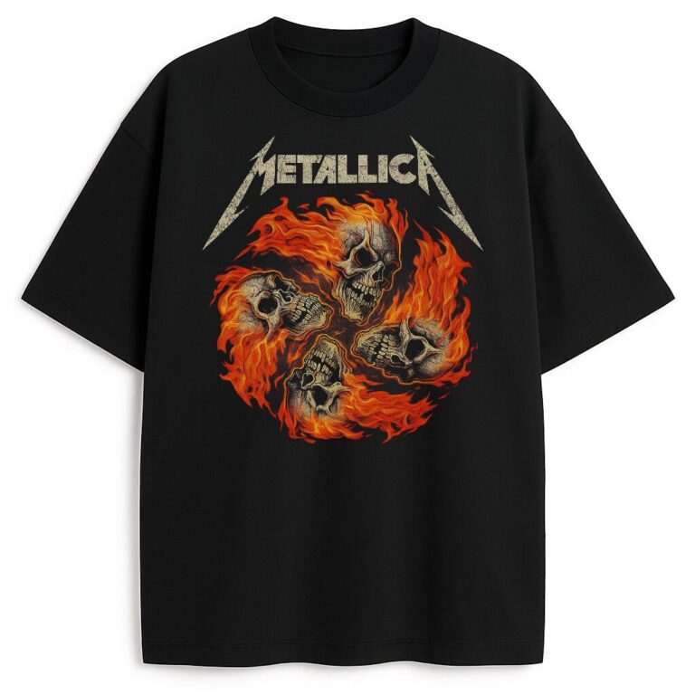 T-shirt Metallica Death by Fire