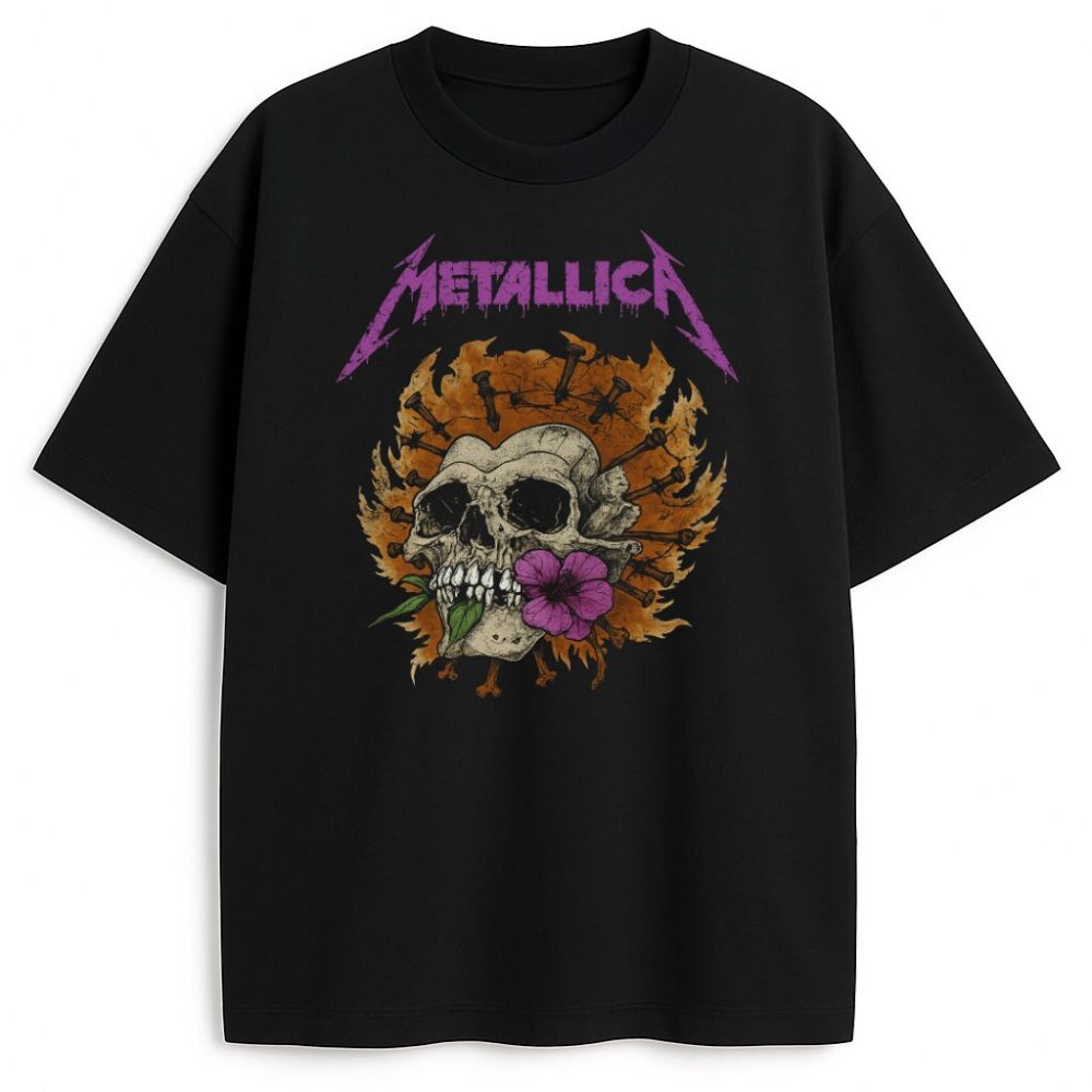 T-shirt Metallica Violet Ashes — zdjęcie 1