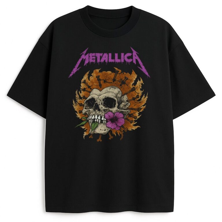 T-shirt Metallica Violet Ashes
