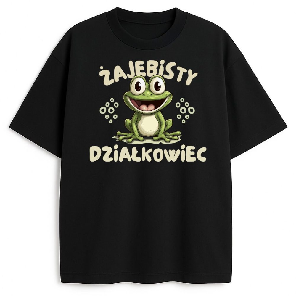 T-shirt Żajebisty Działkowiec — zdjęcie 2