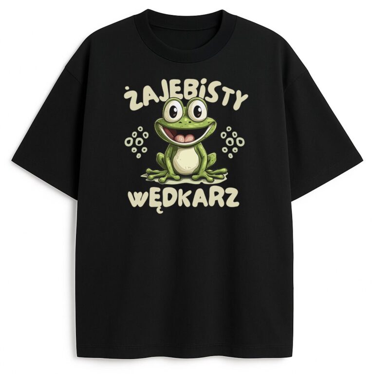 T-shirt Żajebisty Wędkarz