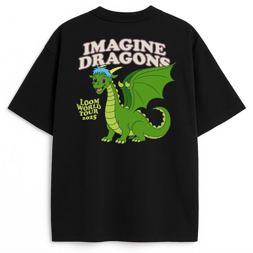T-shirt dwustronny Imagine Dragons Loomy Dragon — zdjęcie 3