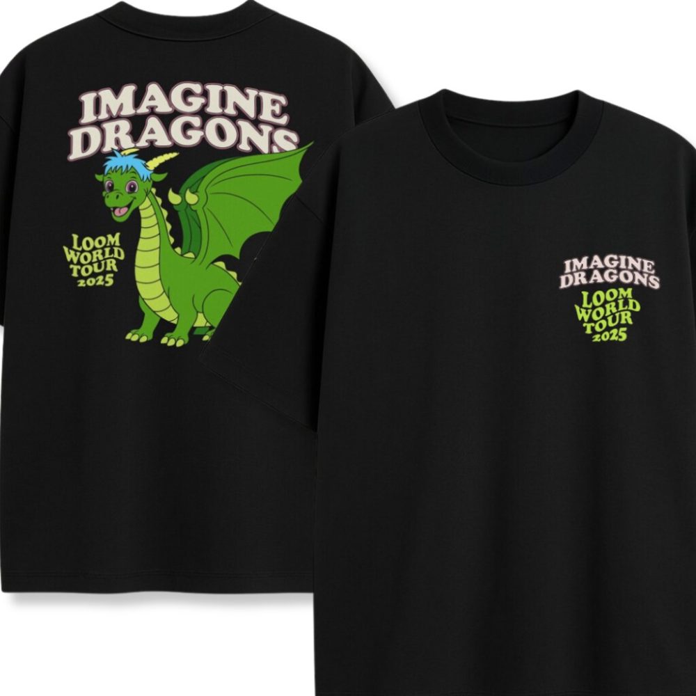 T-shirt dwustronny Imagine Dragons Loomy Dragon — zdjęcie 1