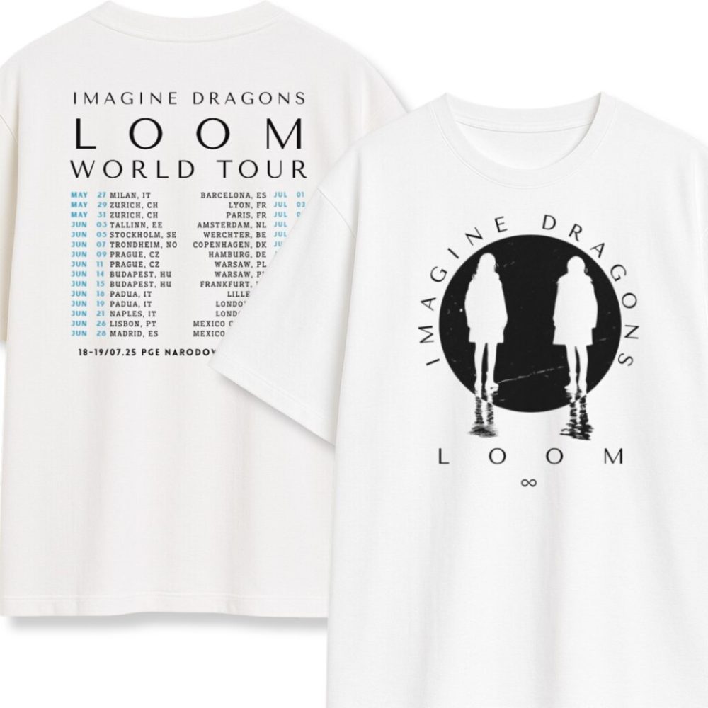 T-shirt dwustronny Imagine Dragons Loom Shadows — zdjęcie 1