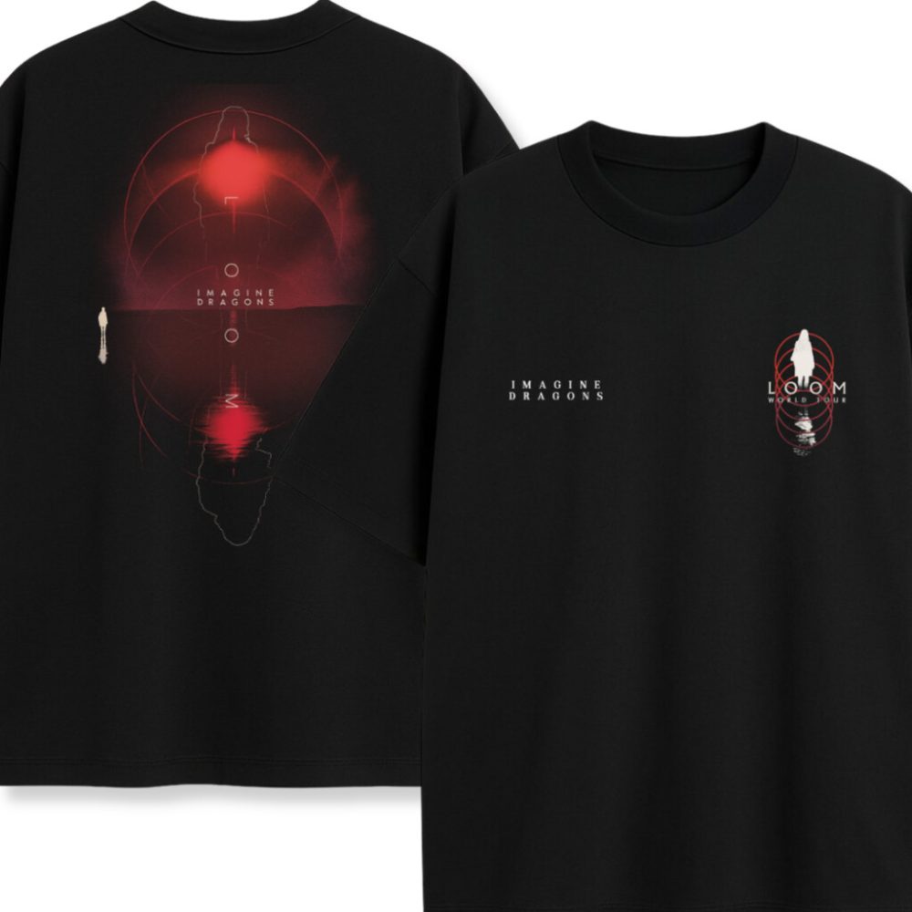 T-shirt dwustronny Imagine Dragons Loom Circles — zdjęcie 1