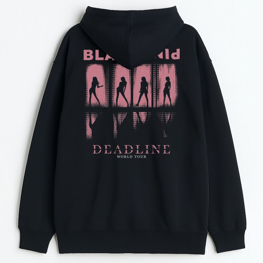 Dwustronna bluza z Kapturem Blackpink Deadline — zdjęcie 3