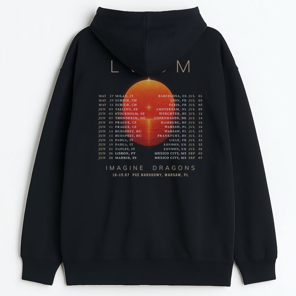 Dwustronna bluza z kapturem Imaginen Dragons Loom — zdjęcie 3