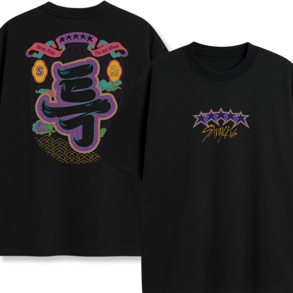 T-shirt dwustronny Stray Kids The 3rd Album — zdjęcie 1