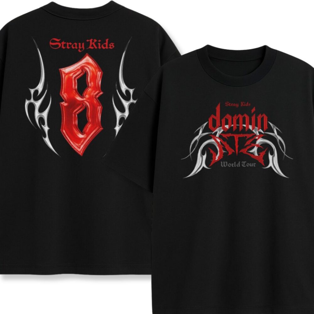 T-shirt dwustronny Stray Kids Dominate Tour — zdjęcie 2
