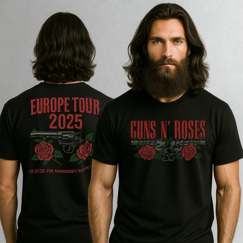 T-shirt dwustronny Guns N' Roses Pistolety Wyprzedaż — zdjęcie 4