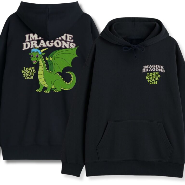Dwustronna bluza z kapturem Imaginen Dragons Loomy Dragon