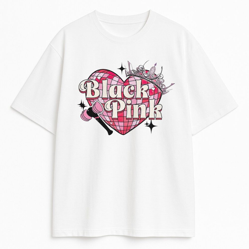 T-shirt Blackpink Heart — zdjęcie 1