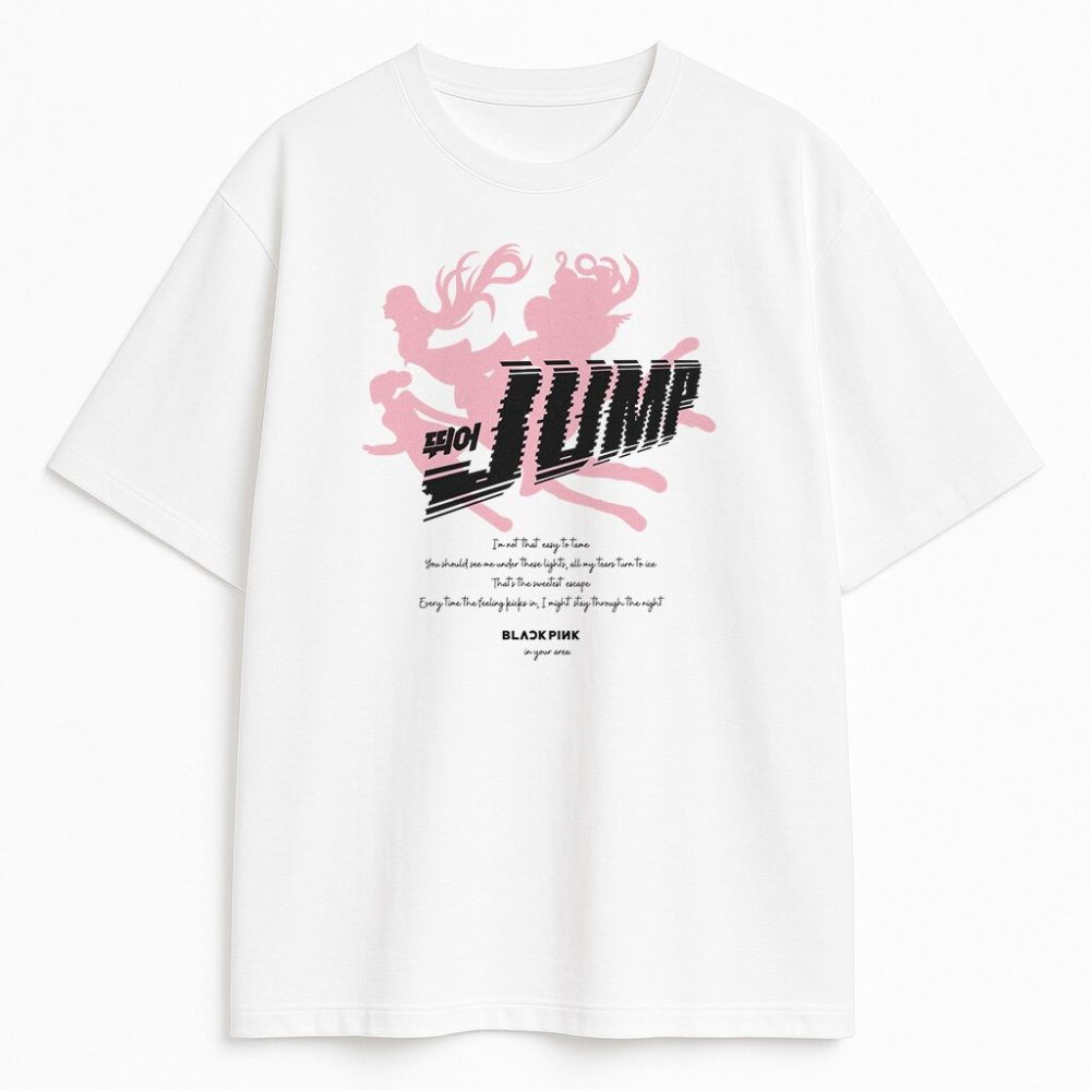 T-shirt Blackpink Jump Girls — zdjęcie 1