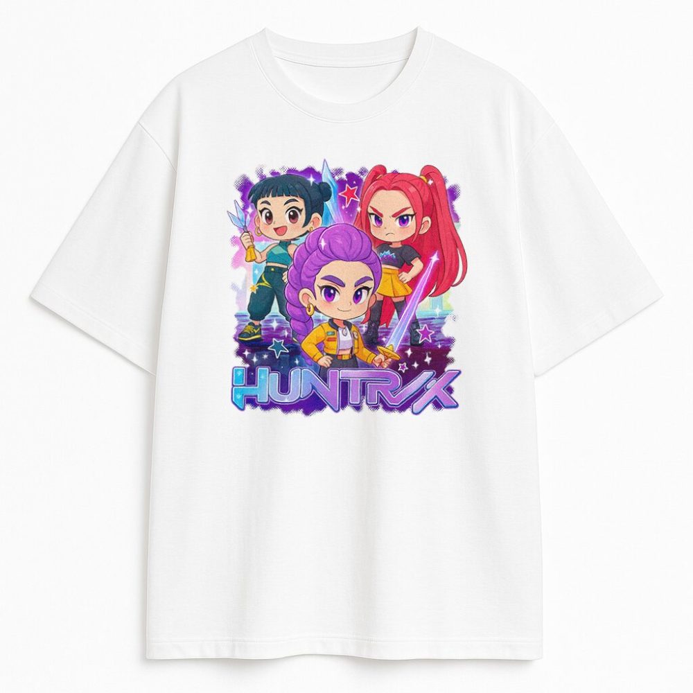 T-shirt Huntrix Chibi Girls — zdjęcie 1