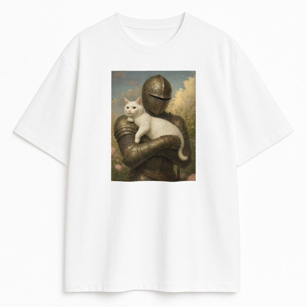T-shirt Knights Purrfect Companion — zdjęcie 1