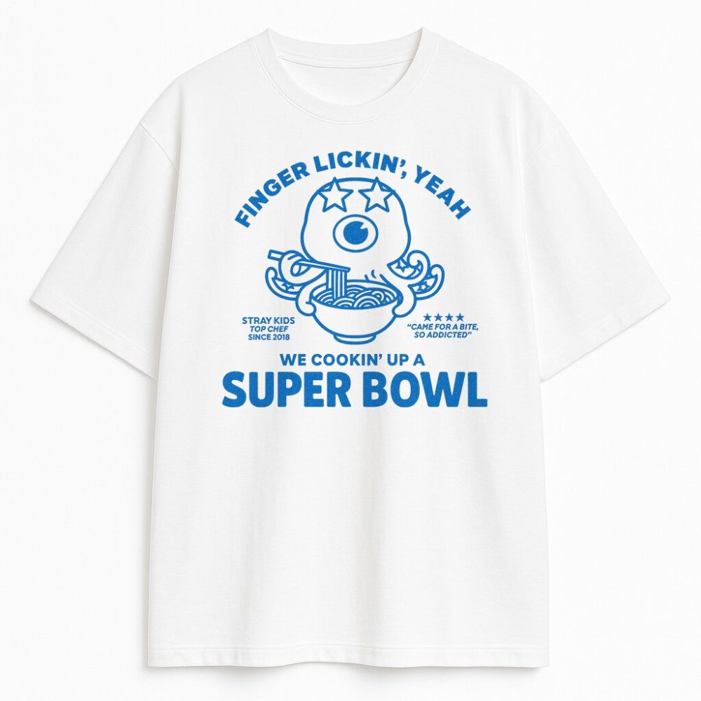 T-shirt Stray Kids Super Bowl — zdjęcie 1