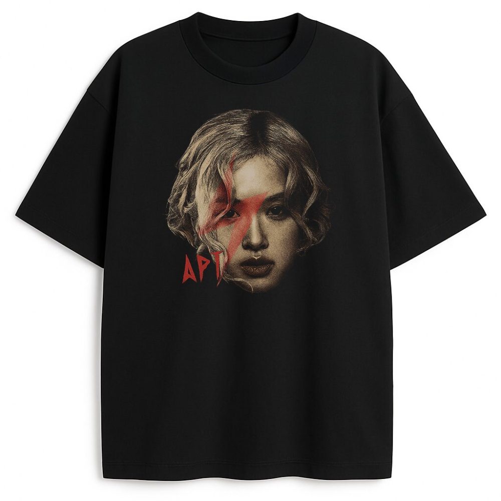 T-shirt Blackpink Rose APT — zdjęcie 2