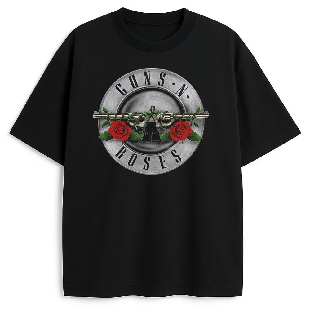 T-shirt Guns N' Roses GNR Silver — zdjęcie 1