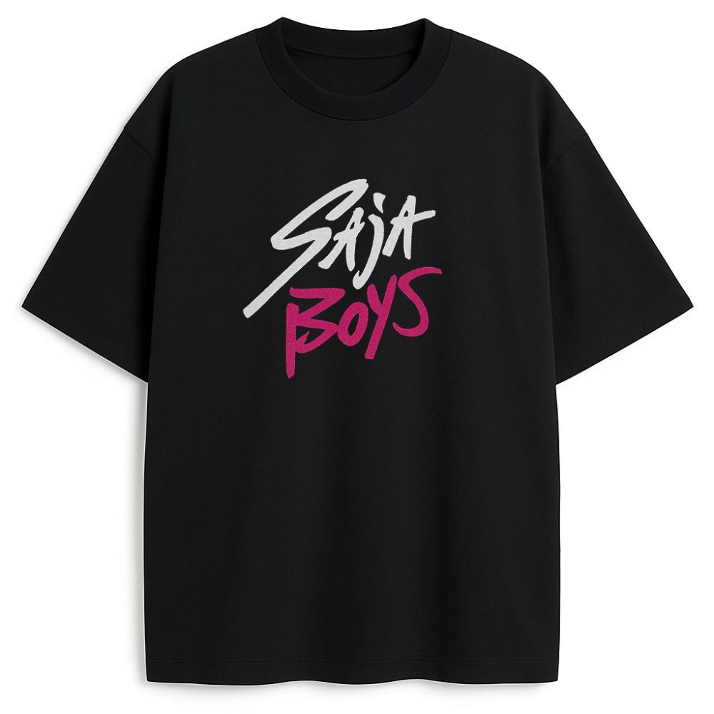 T-shirt Huntrix Saja Boys Logo — zdjęcie 3