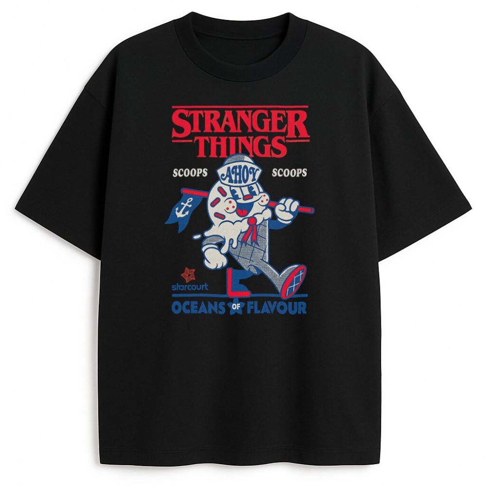 T-shirt Stranger Things Scoops Ahoy — zdjęcie 2
