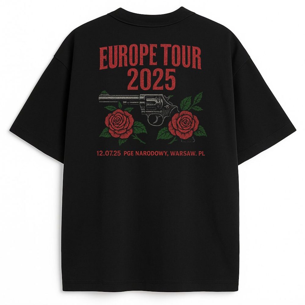 T-shirt dwustronny Guns N' Roses Pistolety Wyprzedaż — zdjęcie 3