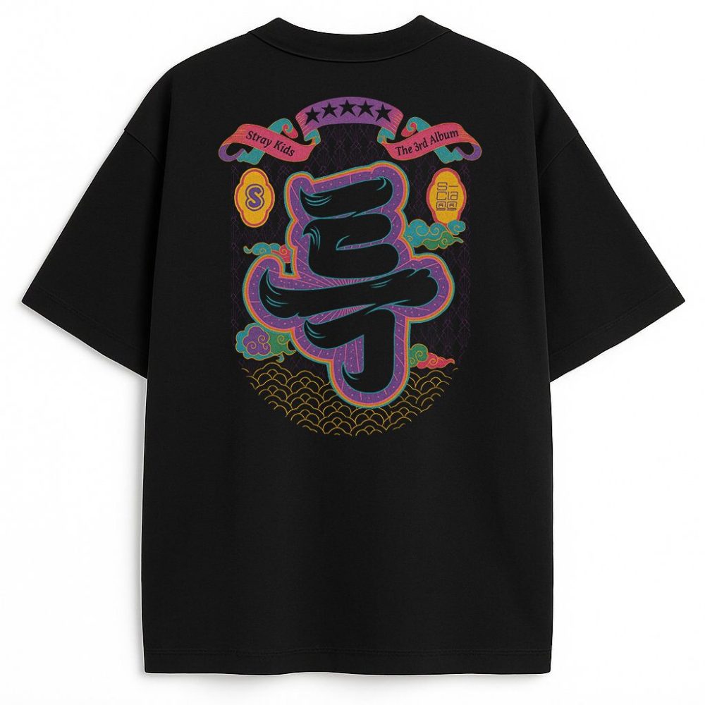 T-shirt dwustronny Stray Kids The 3rd Album — zdjęcie 3