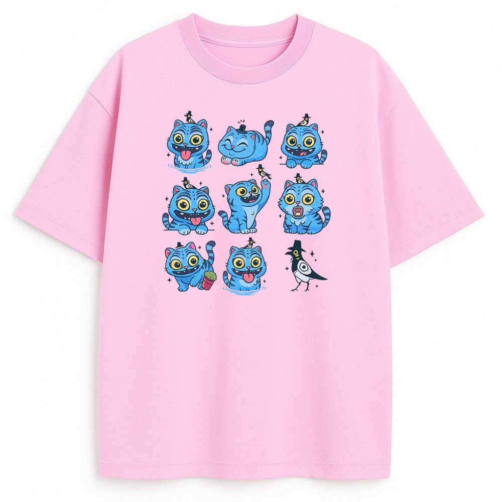T-shirt Huntrix Blue Tiger — zdjęcie 2