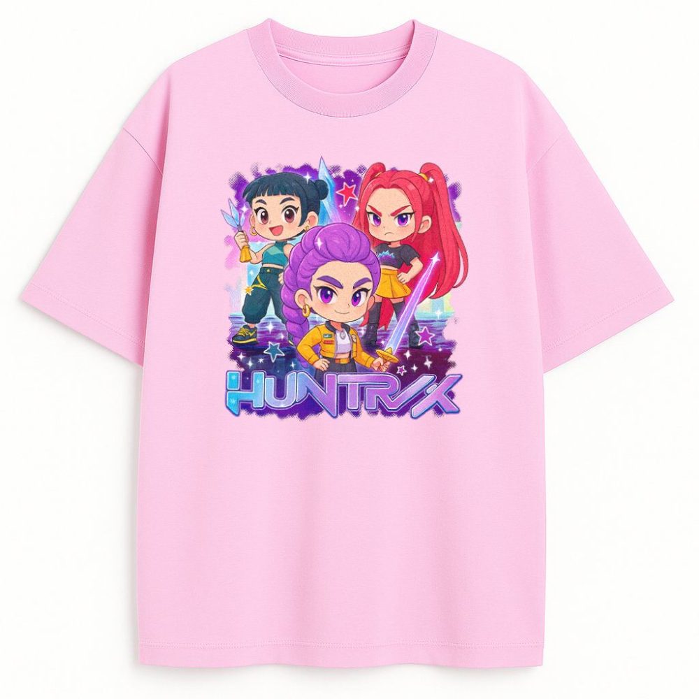 T-shirt Huntrix Chibi Girls — zdjęcie 3
