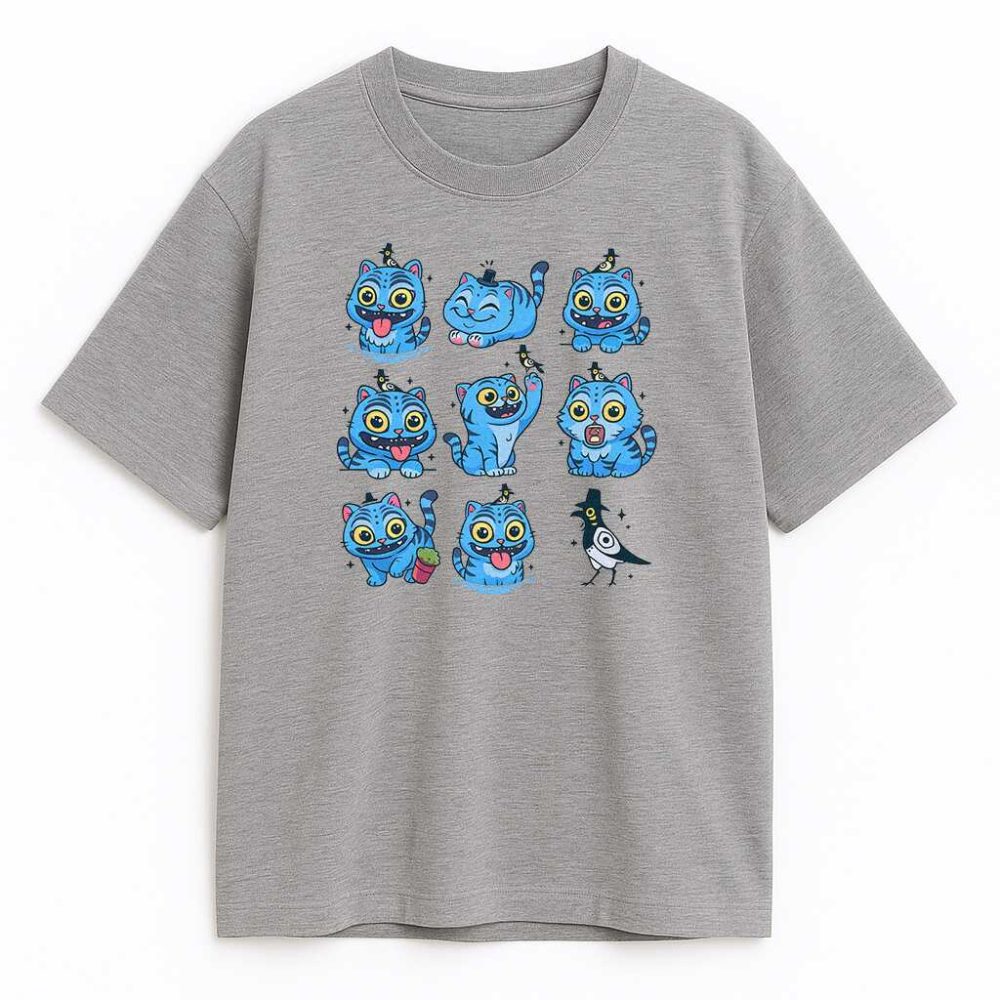 T-shirt Huntrix Blue Tiger — zdjęcie 1