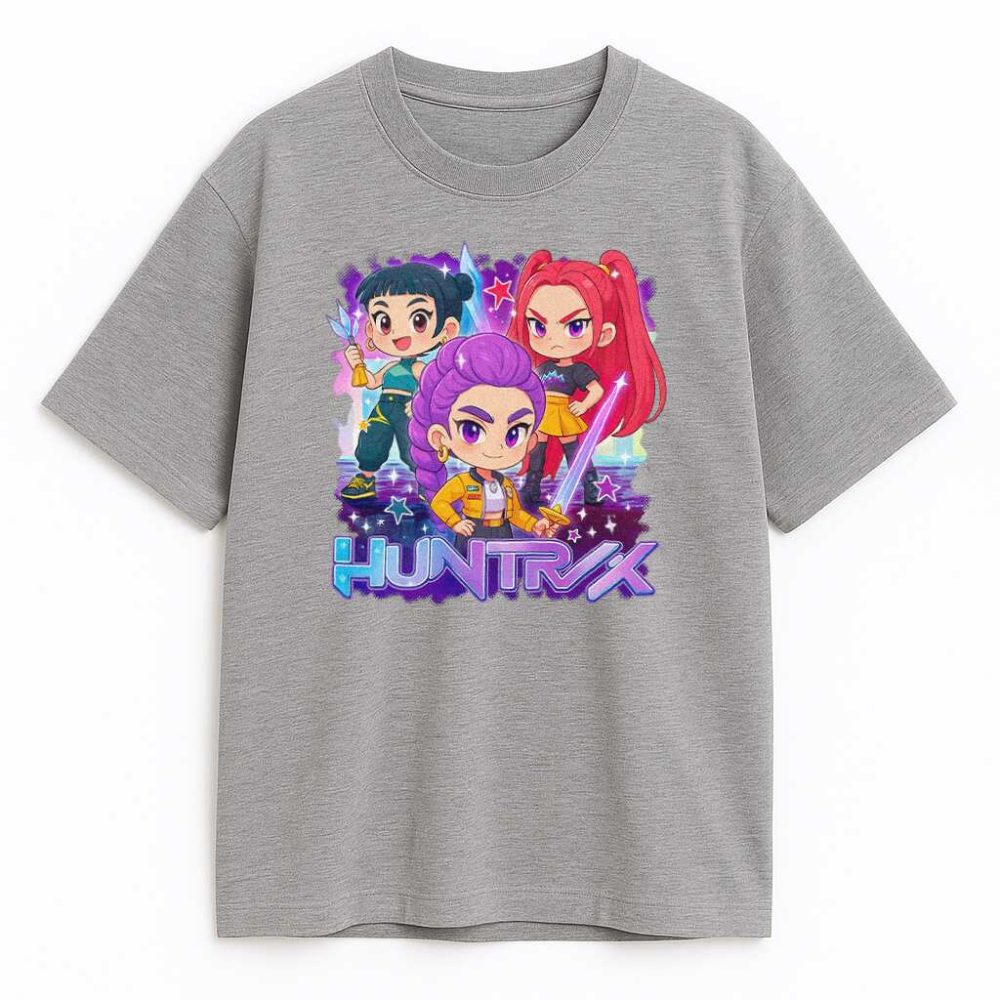 T-shirt Huntrix Chibi Girls — zdjęcie 4