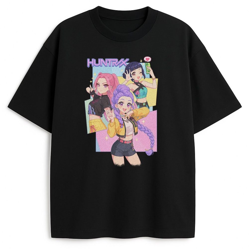 T-shirt K-pop Demon Hunters Anime Pastel — zdjęcie 3