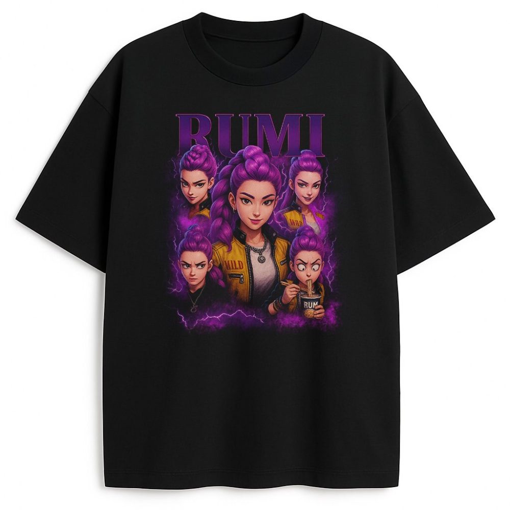 T-shirt Huntrix Bootleg Rumi — zdjęcie 1